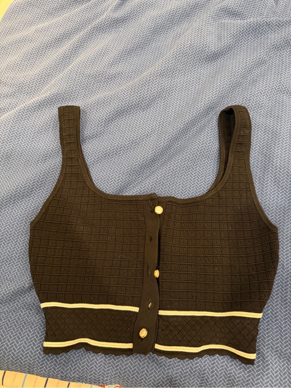 Aritzia babaton sculpt knit top black Small